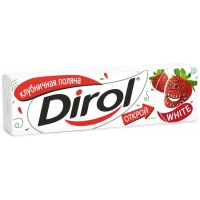 Дирол жевательная резинка 13,6гх30*(24бл) Клубника White