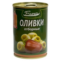 Оливки с перцем  'Барко ' 280г/300мл*12