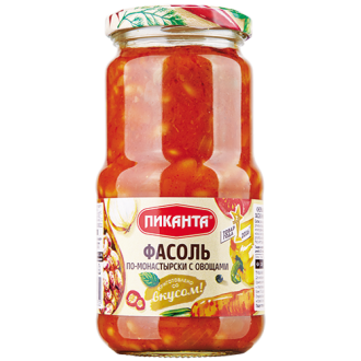 Фасоль по-монастырски с овощами Пиканта ...