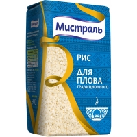 Рис круглый 'Мистраль '  900г*12 Для плова