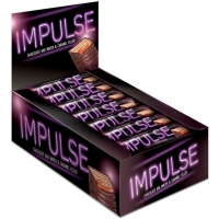 Батончики ИМПУЛЬС ваф.конф.с мягк.карам.в шок.гл.16г*24шт*(8бл)