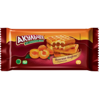 Вафли 'Акульчев 'Венские ' 100г*22 Абрикос