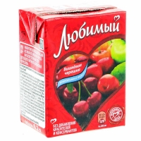 Сок 'Любимый '0,2л*27 Яблоко/Вишня/Черешня (напиток)