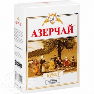 Азерчай 200г*20 Букет черный байховый (коробка)