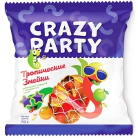 Мармелад жевательный фигурный 'Азов '70гр*12 Тропические змейки