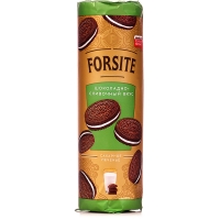 Печенье сэндвич  'FORSITE ' Яшкино 220гр*20 Шоколадно-сливочное