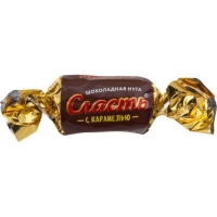 Славянка конфеты  'Сласть ' 6пак*1кг шок-ная нуга с карамелью