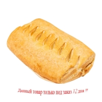 Слойка с клубникой 90гр*(50) шт.