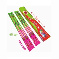 Мармелад Канди Клаб Yummy Gummy sourbelt кислый ремешок 59см 15гр*48*(12бл) Клубника