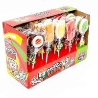 Карамель Канди Клаб 15гр*30*(12бан) Crazy Sushi на палочке