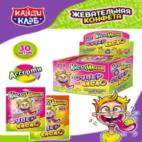 Жевательная конфета Канди Клаб 13гр*30*(12бл) Кисломания Супер Кисло