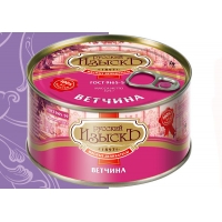 Ветчина 'Русский изыскъ '(ГОСТ, с ключом) 325г*36