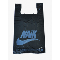 Майка пакет  'NIKE ' 30*55 (Таганрог) 700 1*100*(10бл) Черная